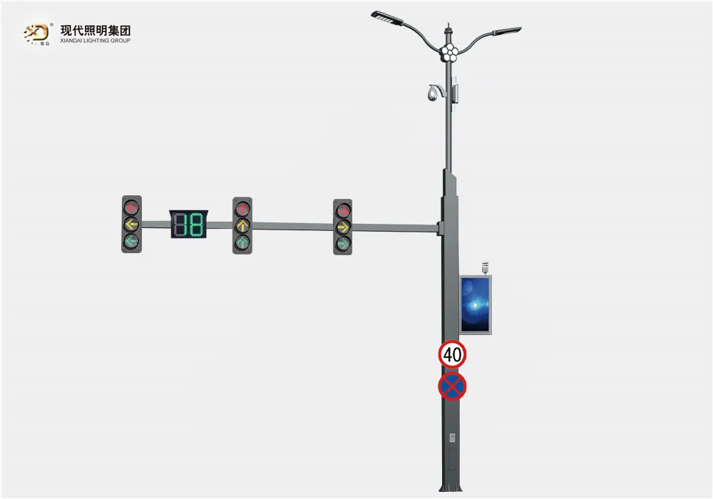 Multi link one steel pole-002